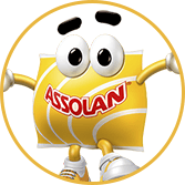 Mascote da marca Assolan - Agncia Tngelo